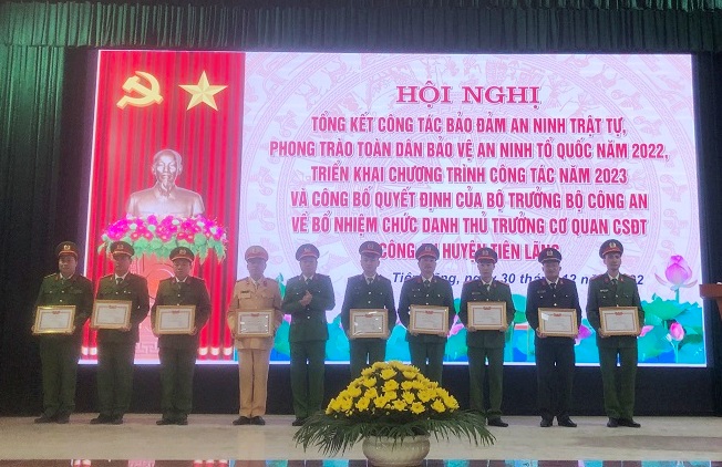 Công an huyện Tiên Lãng: Xây dựng mới 10 mô hình phong trào Toàn dân bảo vệ an ninh Tổ quốc